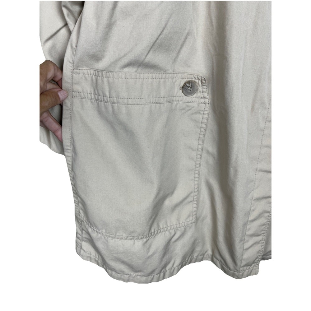 Vintage London Fog Beige Lined Trench Coat Womens‎ Size 22W - Picture 3 of 10